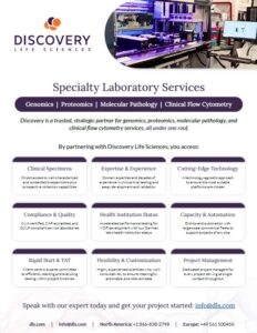 Specialty Laboratory Services One Sheet | Discovery Life Sciences